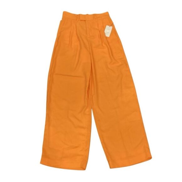 NWT Women's High-Rise Wide Leg Fluid Pants - A New Day Size 2 - Picture 5 of 11